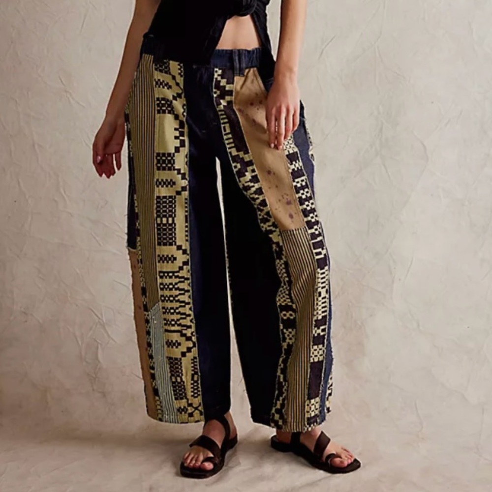 We The Free Ever After Pieced Barrel Jean